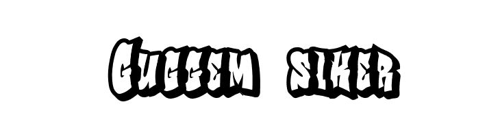 Christmas Graffiti Outline  Free Fonts Download