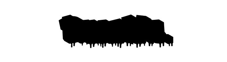 Graffiti Dripes Shadow Drips  Free Fonts Download