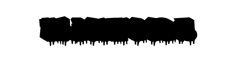 Graffiti Dripes Shadow Drips  Free Fonts Download
