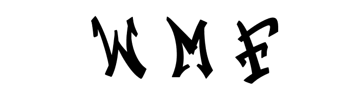 Black Devils Graffiti  Free Fonts Download