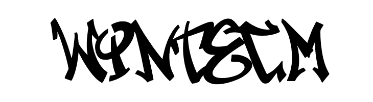 Black Devils Graffiti  Free Fonts Download