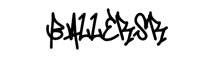 Mono Seahorse Graffiti  Free Fonts Download