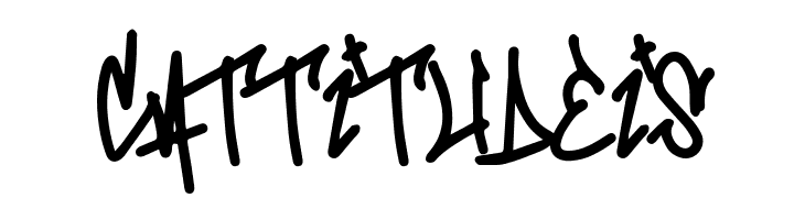 Mono Seahorse Graffiti  Free Fonts Download