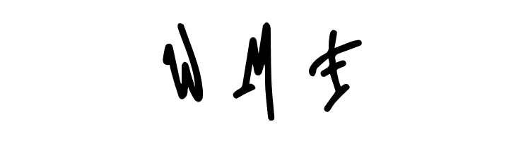 Mono Seahorse Graffiti  Free Fonts Download
