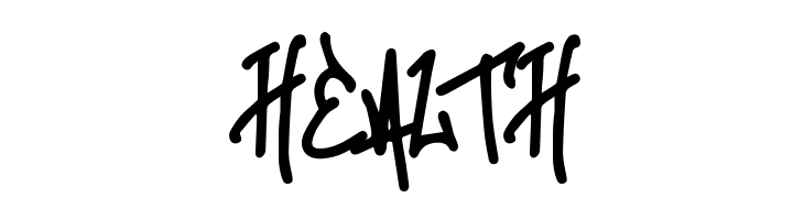 Mono Seahorse Graffiti  Free Fonts Download