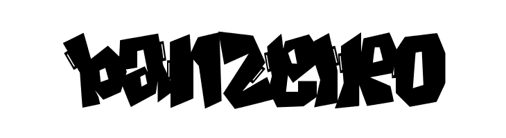 Spiky Frog Graffiti  Free Fonts Download