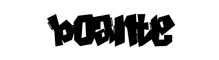 Spiky Frog Graffiti  Free Fonts Download