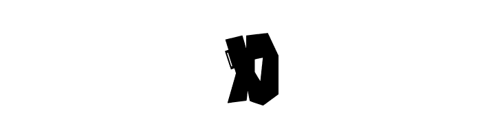 Spiky Frog Graffiti  Free Fonts Download