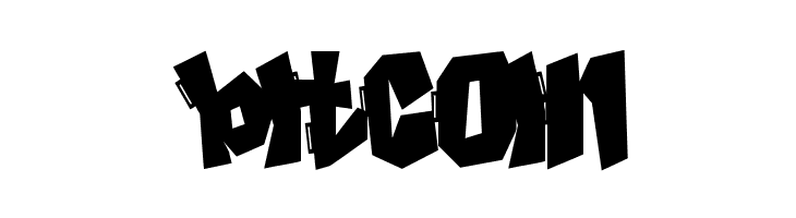 Spiky Frog Graffiti  Free Fonts Download