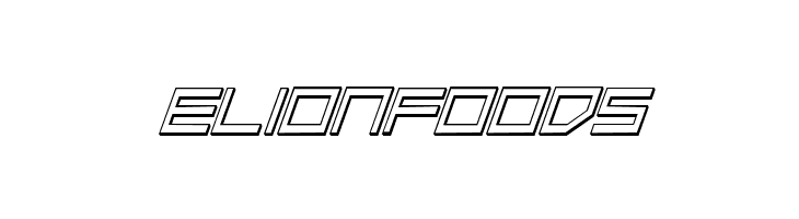 Low Gun Screen Outline Italic  Free Fonts Download
