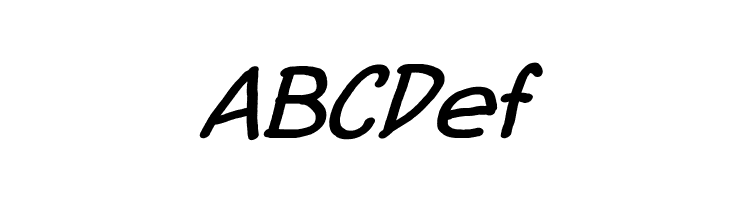 Comic Balloon New Italic  Free Fonts Download