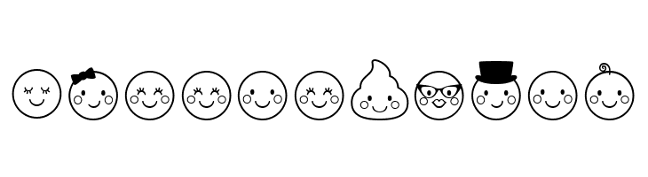 MTFCheekyEmojiDoodles  Free Fonts Download