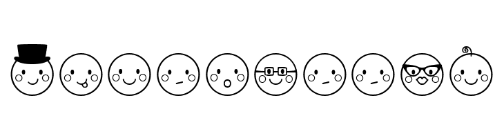 MTFCheekyEmojiDoodles  Free Fonts Download