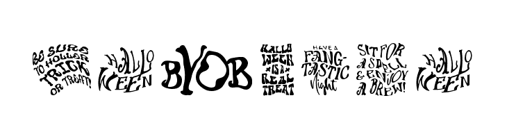 Boo Words  Free Fonts Download