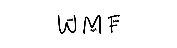 Bat Ghost - Personal Use  Free Fonts Download