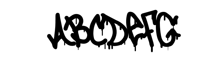 Zombies Coming Graffiti  Free Fonts Download