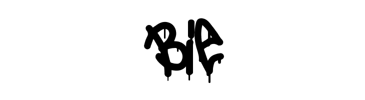 Zombies Coming Graffiti  Free Fonts Download