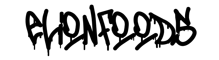 Zombies Coming Graffiti  Free Fonts Download