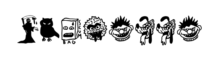 Insane Woodcutter Halloween  Free Fonts Download