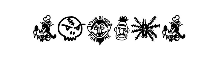 Insane Woodcutter Halloween  Free Fonts Download