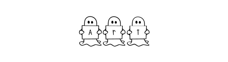 Spooky*Ghost*Letters  Free Fonts Download