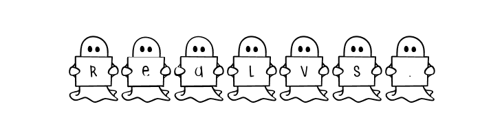 Spooky*Ghost*Letters  Free Fonts Download