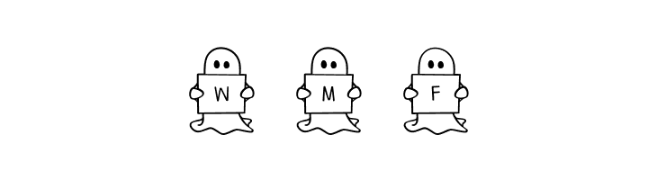 Spooky*Ghost*Letters  Free Fonts Download