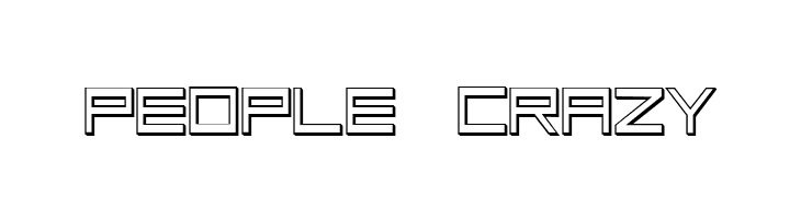 Low Gun Screen Outline  Free Fonts Download