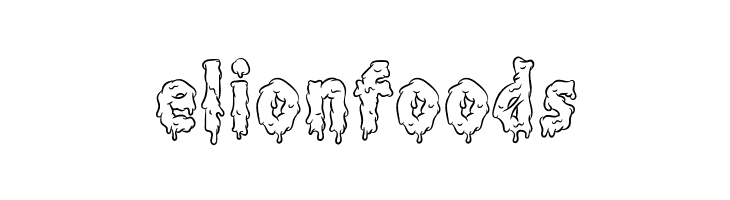Flying-Slime-Line  Free Fonts Download