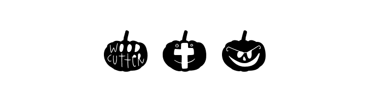 Woodcutter Pumpkins  Free Fonts Download