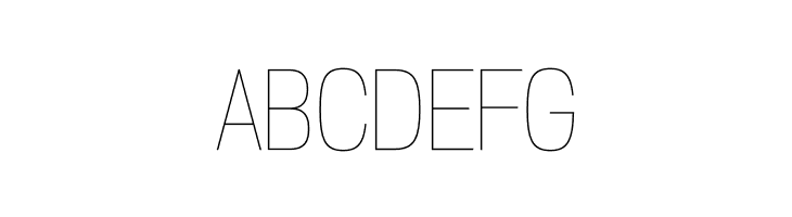 ZF2334 Squarish Hairline  Free Fonts Download