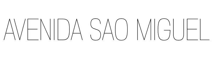 ZF2334 Squarish Hairline  Free Fonts Download