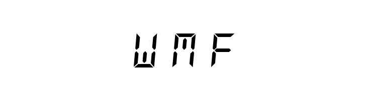 DS-Digital Italic  Free Fonts Download