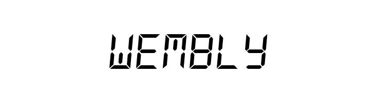 DS-Digital Italic  Free Fonts Download