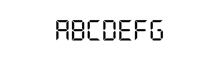 DS-Digital  Free Fonts Download