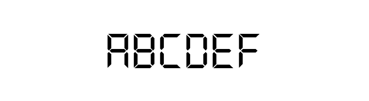 DS-Digital  Free Fonts Download