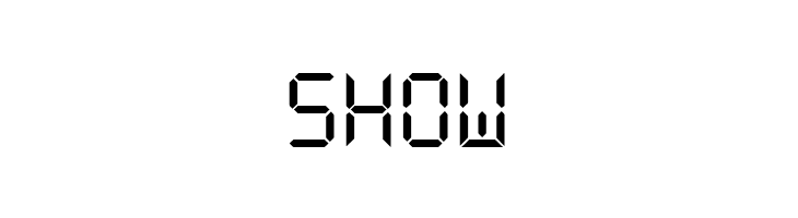 DS-Digital  Free Fonts Download