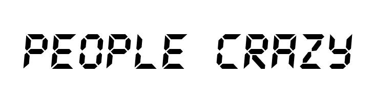 DS-Digital Bold Italic  Free Fonts Download