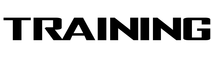 TRAINING TR Heavy Font