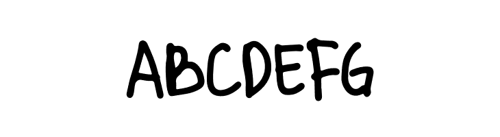 Hanya Saja Donationware  Free Fonts Download