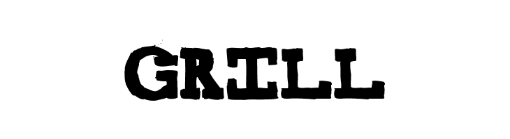 GRILL Jack Fisher Font