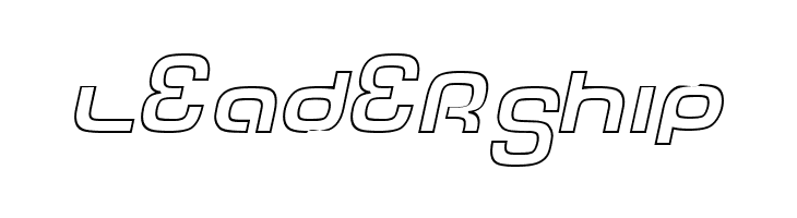 Tech Font Outline Italic  Free Fonts Download