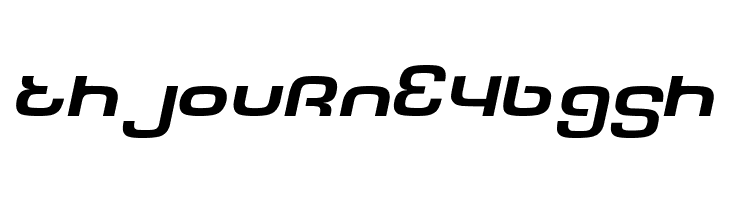 Tech Font Wide Italic  Free Fonts Download