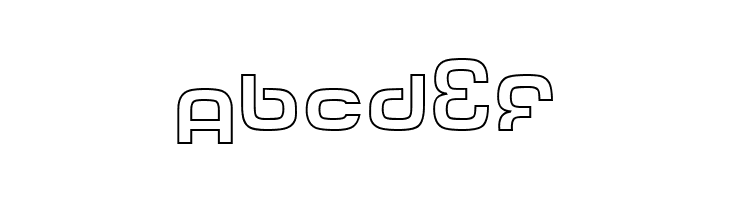 Tech Font Outline  Free Fonts Download