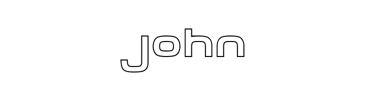 Tech Font Outline  Free Fonts Download