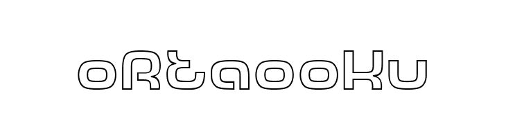 Tech Font Outline  Free Fonts Download