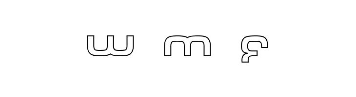 Tech Font Outline  Free Fonts Download
