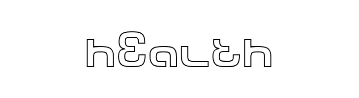 Tech Font Outline  Free Fonts Download