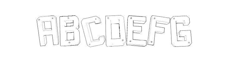 Decade 3d  Free Fonts Download
