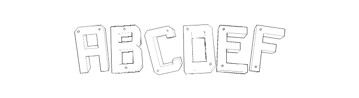 Decade 3d  Free Fonts Download